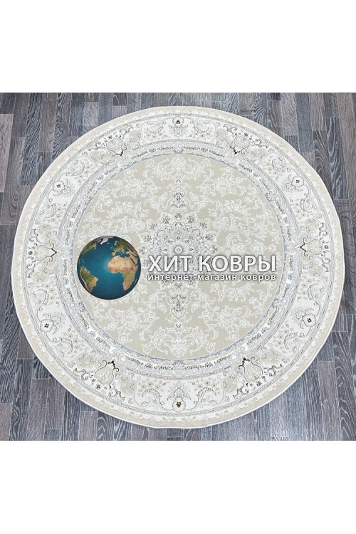 Турецкий ковер Iran collection A054 Бежевый круг